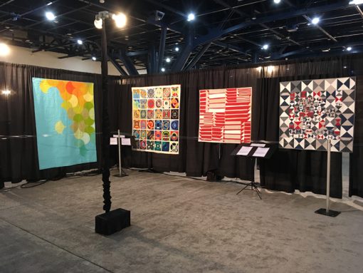 Modern Quilt Showcase at International Quilt Market and Festival, 2017 in Houston, Texas. Photo 2