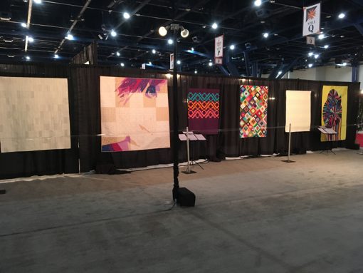 Modern Quilt Showcase at International Quilt Market and Festival, 2017 in Houston, Texas. Photo 3