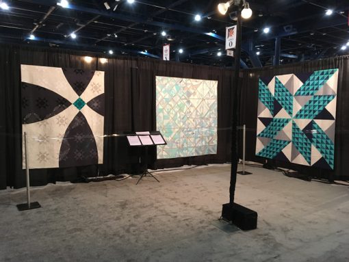 Modern Quilt Showcase at International Quilt Market and Festival, 2017 in Houston, Texas. Photo 5