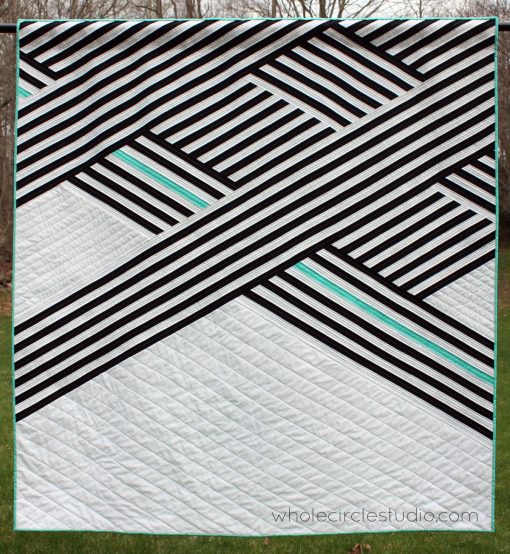 Cabana quilt. Designed, pieced and quilted by Sheri Cifaldi-Morrill | wholecirclestudio.com