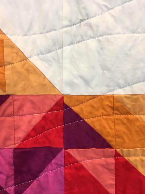 Knoxville Modern Quilt Guild | QuiltCon 2018 | star | slanted star | Bonnie Hunter | half square triangles | quilt | modern | modern traditionalism 