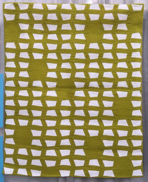 Amy Friend, modern, quilt, paper piecing, foundation paper pieced, improvisational, mini quilt, solid colors, matchstick, quilting, quiltcon, 2018, pasadena