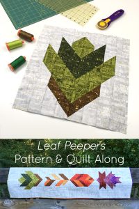 Looking for a fun, autumn quilting project?Join Leah Day and Sheri Cifaldi-Morrill of Whole Circle Studio in this easy fall quilt along. Leaf Peepers is the perfect table runner or wall hanging for Thanksgiving. Join us as we give tips and tutorials as we make these quilt blocks together!