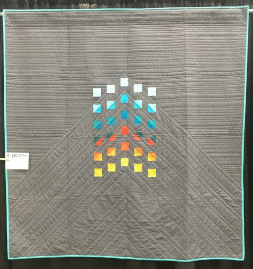 "Rocky Mountain High" by Kathryn Upitis. Category: Minimalist Design Modern Quilt
