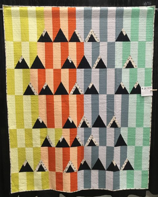 "The Switzerland Quilt" by Vicky F. Mueller. Category: Piecing Modern Quilt