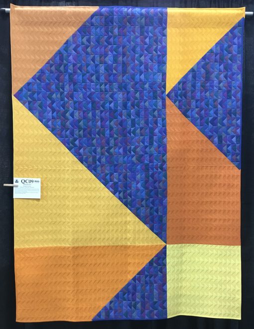 "Opposites" by Katherine Jones. Category: American Patchwork & Quilting Flying Geese Quilt Challenge modern quilt