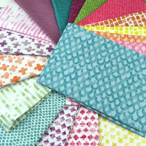 By Hand, a new modern fabric collection designed by Amy Friend (During Quiet Time) for Comtempo, a division of Benartex.