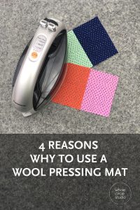 4 reasons you'll love using a wool pressing mat! Even though it's super rewarding to see my quilt blocks flat and finished, I'll be honest. Ironing and pressing is probably my least favorite part of quilting. I'm always looking for tools and tricks that make this part of my quilting life easier. I also tend to iron and press while streaming a movie to keep me motivated (and slightly distracted). Last year, I met Jon, the owner of Precision Quilting Tools at International Quilt Market. 