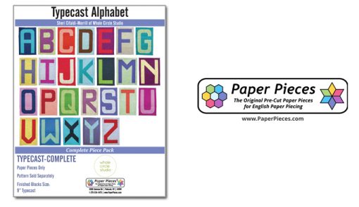 Complete Typecast Alphabet Paper Set - EPP Whole Circle Studio with Paper Pieces