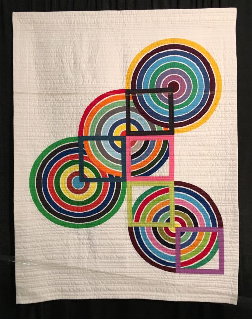 "Squaring the Circle" by Erin Andrews - modern quilt