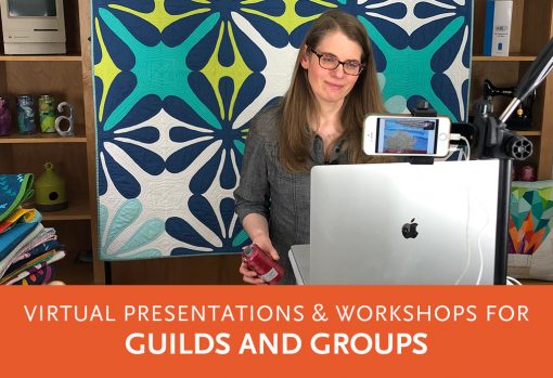 Online quilt presentations, trunk shows, and workshops by Sheri Cifaldi-Morrill of Whole Circle Studio.