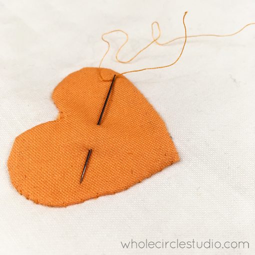 Day 222: / More needle turn applique fun. Whole Circle Studio — 365 Days of Handwork Challenges
