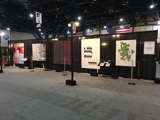 Modern Quilt Showcase at International Quilt Market and Festival, 2017 in Houston, Texas. Photo 6