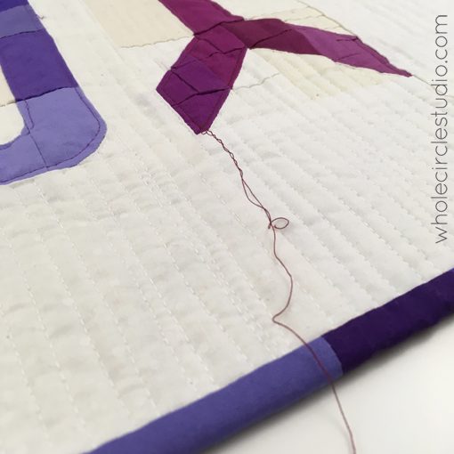 Day 253: / A week of quilting and burying threads.  Whole Circle Studio — 365 Days of Handwork Challenges