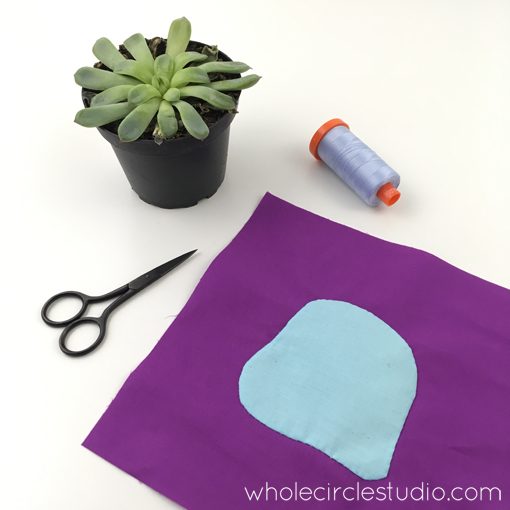Needle Turn Applique | Applique | Handwork | Sewing | Whole Circle Studio — 365 Days of Handwork Challenges