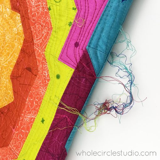 modern quilt | mini quilt | rainbow quilt | quilt | quilting | alison glass | Sun Print | Andover Fabric | Stone Slice quilt | pattern | quilt pattern | Whole Circle Studio — 365 Days of Handwork Challenges