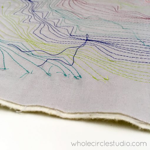 modern quilt | mini quilt | rainbow quilt | quilt | quilting | alison glass | Sun Print | Andover Fabric | Stone Slice quilt | pattern | quilt pattern | Whole Circle Studio — 365 Days of Handwork Challenges