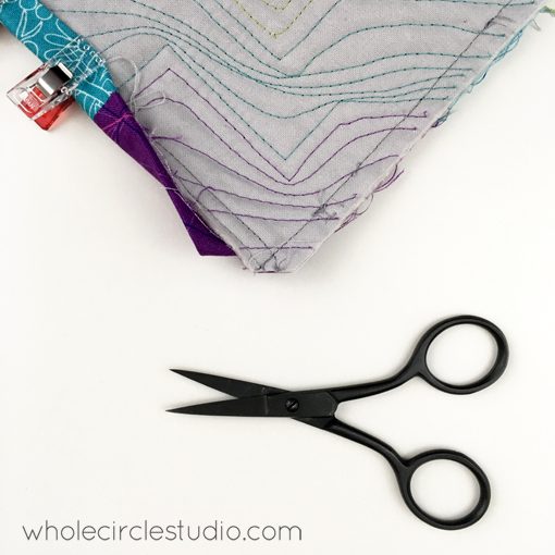 quilt binding | corner | tip | quilt | handsewn | Whole Circle Studio — 365 Days of Handwork Challenges