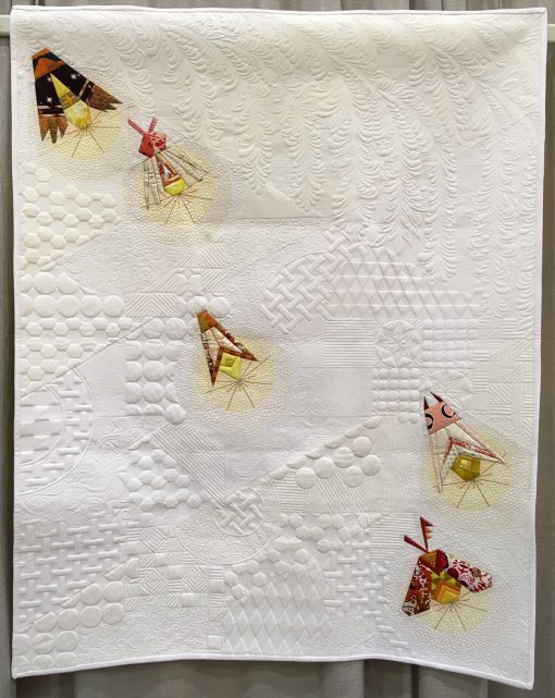 Sarah Sharp, Rachael Dorr, modern, quilt, quilting, long-arm, dragonfly, paper piecing, foundation, paper pieced, quiltcon, 2018, pasadena