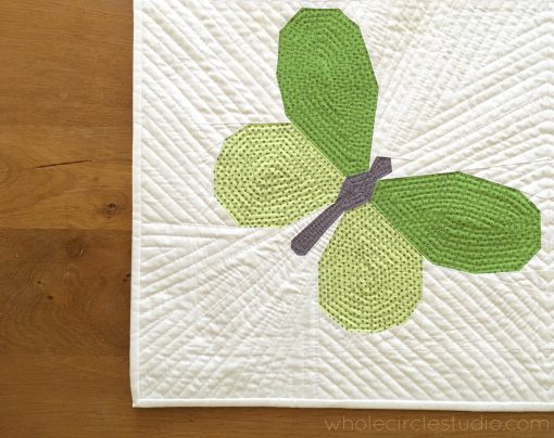 Butterfly Bunch mini quilt, modern quilting, paper pieced, pattern, quilt, butterfly, 