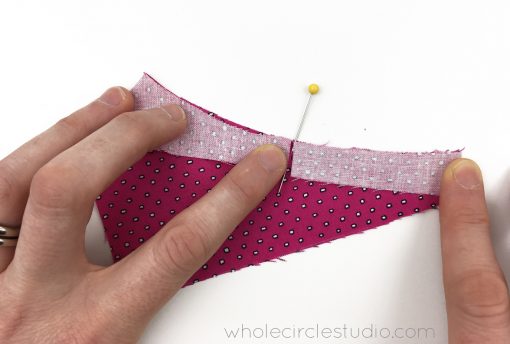 tutorial for sewing curves by Whole Circle Studio