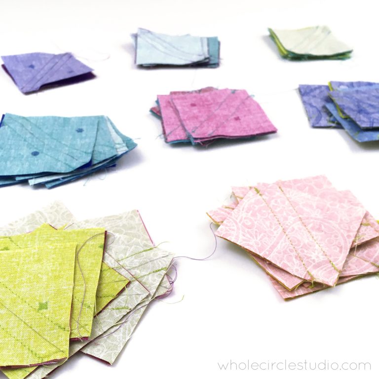 3 of the Best Thread Weights for Piecing and Quilting whole circle studio