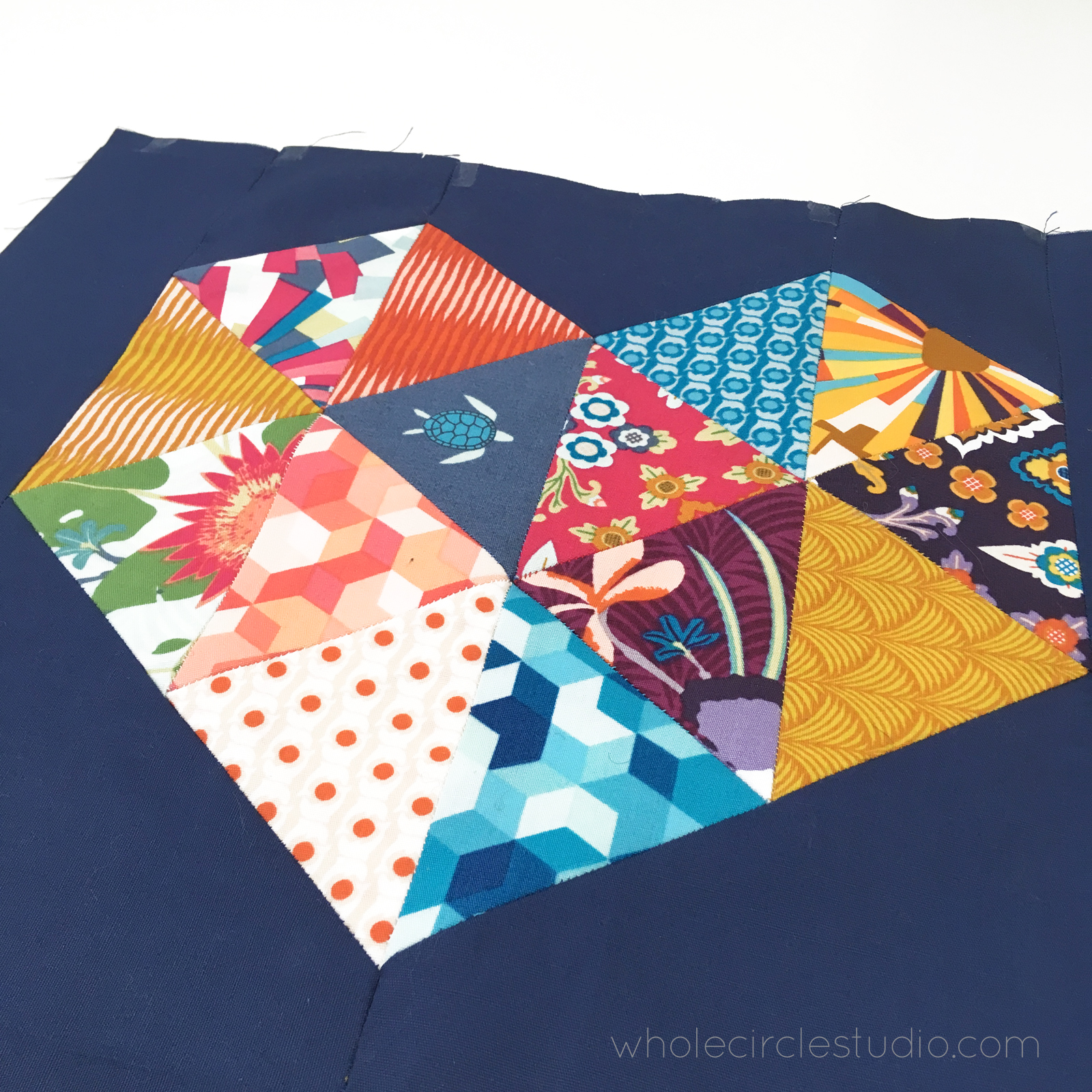 behind the scenes Love at First Sight quilt whole circle studio