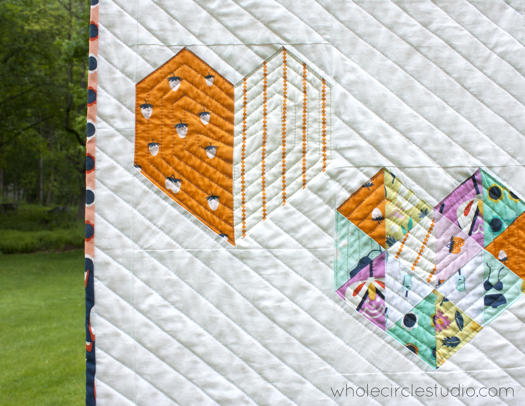 behind the scenes Love at First Sight quilt whole circle studio