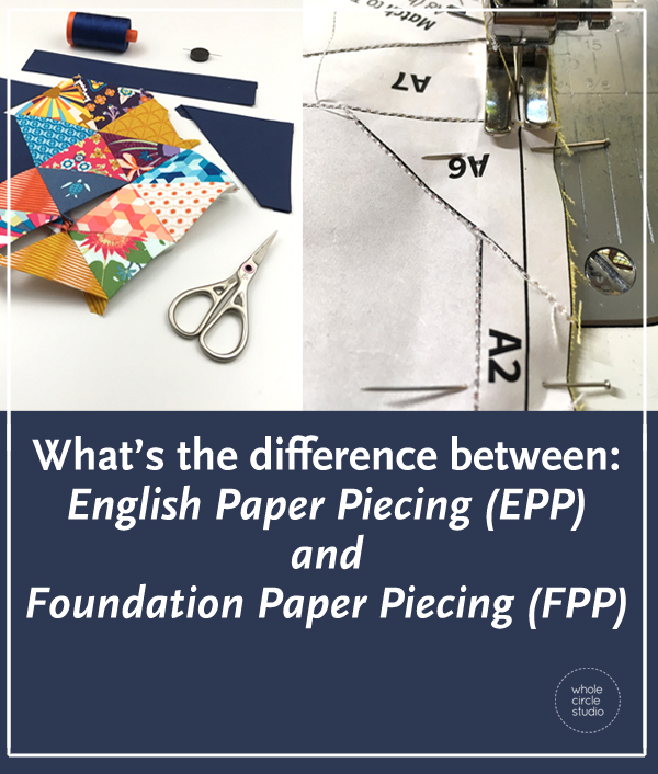 Typecast + Gemology — combining EPP + FPP - whole circle studio