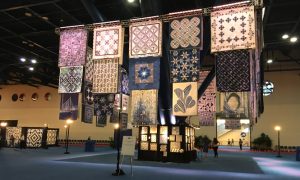 Sapphire Celebration, a special quilt exhibit from 2019 International Quilt Festival in Houston, Texas.