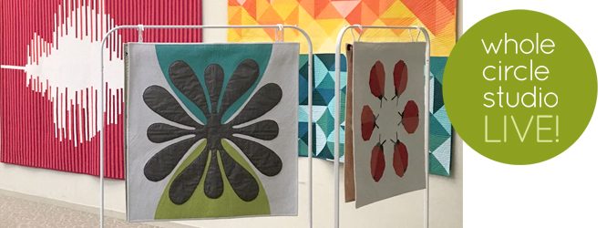 5 ways to display your quilts! Check out Whole Circle Studio LIVE! and my recommendations.