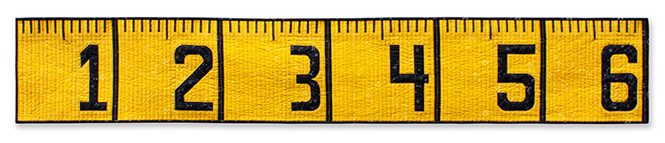 This 6' Ruler quilt is a cheeky reminder in this time of social distancing of what six feet (or 2 yards for us quilters!) looks like. Make this tape measure quilt/runner as a utilitarian decoration for display and use at your next socially distanced gathering. When not being used for a utilitarian purpose, it also makes a fun table or bed runner. Make one as a gift a tinkerer, teacher, kid, or baby as a wall hanging or growth chart.